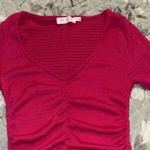 All in Favor fushia top